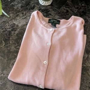 Ralph Lauren 100% silk cardigan